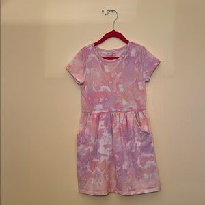 Girls' Pink Tie-Dye Dress by Cat & Jack